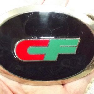 Vintage CF Trucking Company 1980's Belt Buckle